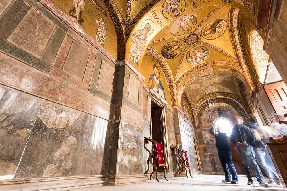 The historic walled monastery is one of the most important monuments of Middle Byzantine architecture and art